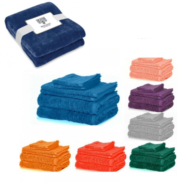 Prosoape bumbac Pakistan, set 6 bucati + CADOU o Patura fleece