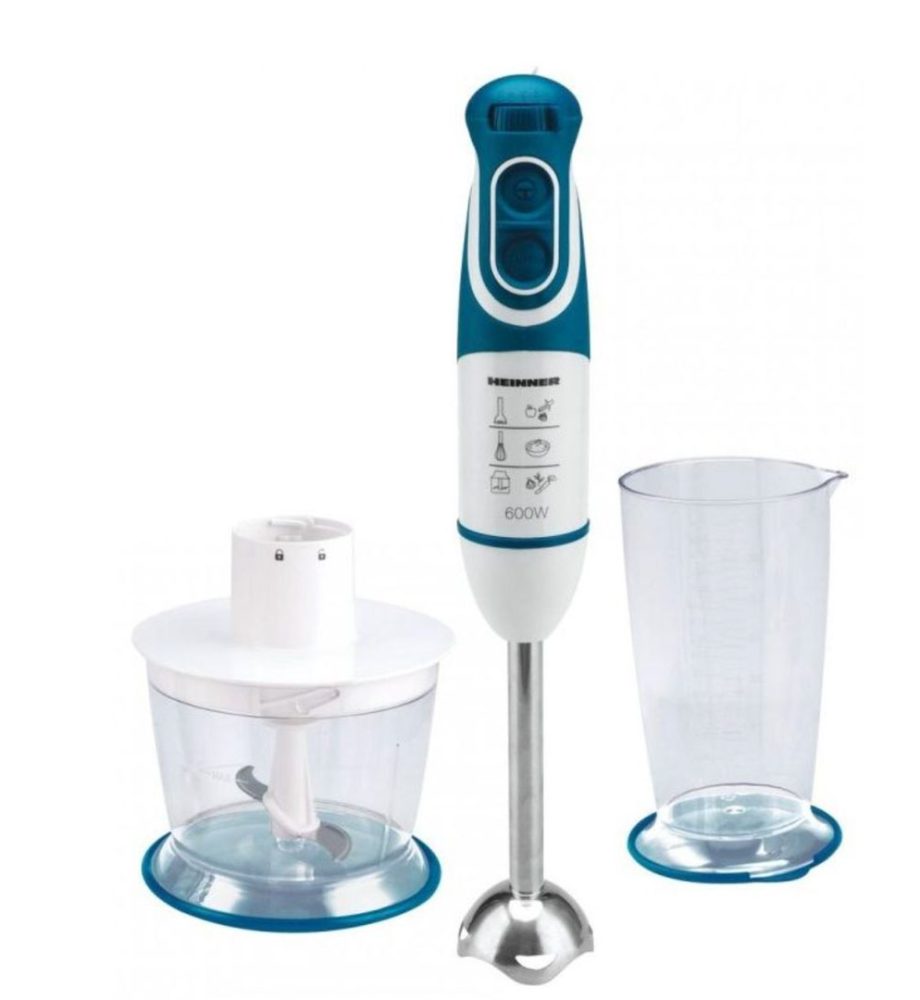 Mixer vertical Heinner Charm HB-600BL, 600 W, 2 viteze, albastru