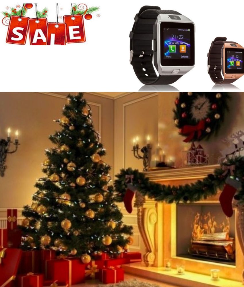 Brad artificial de Craciun, 1.8m cu suport + Ornamente brad + CADOU 1 Ceas inteligent cu bluetooth!