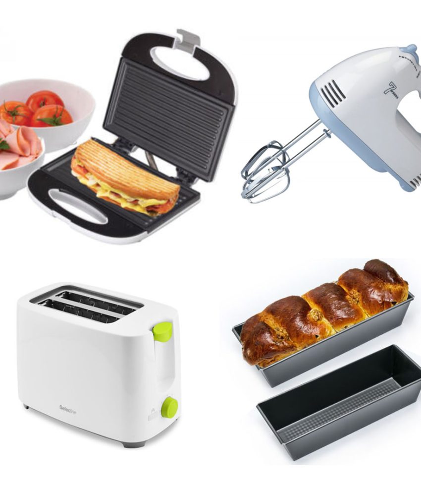 Mixer electric, 7 viteze, 4 palete + Prajitor paine toaster + Sandwich maker grill Panini + CADOU o tava de cozonac/chec!