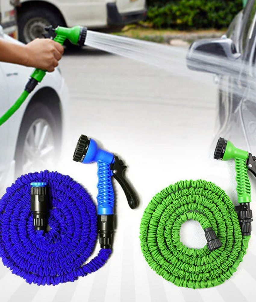 Furtun extensibil Magic Hose 30m cu pistol de stropit inclus + Trafalet Pintar Facil+ Cadou foarfeca gradina!