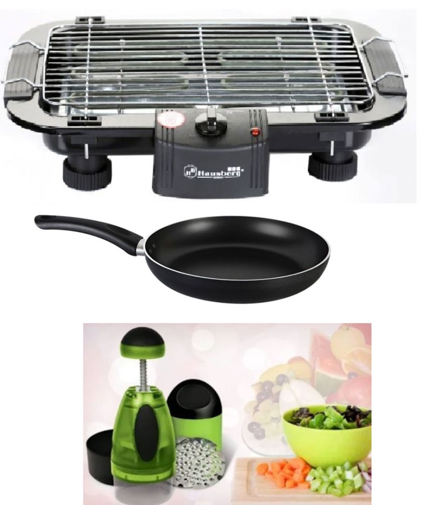 Gratar Electric Zilan, ZLN 2867, Putere 2000 W, 50Hz + Robot de bucatarie multifunctional Amazing Chopper + Tigaie teflon la 2 oferte comandate!