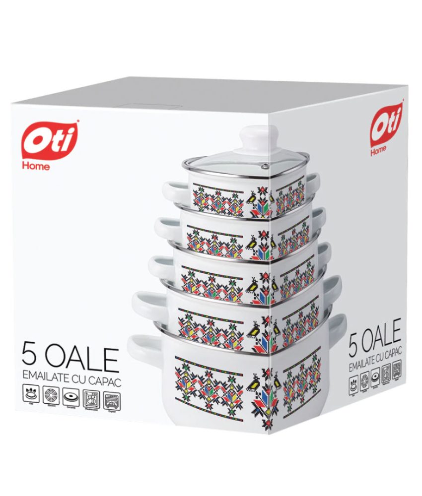 Set pentru gatit 10 piese, model traditional OTI