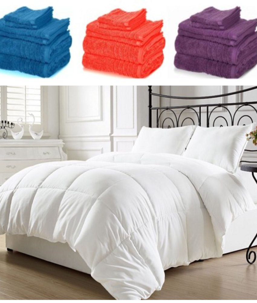 Pilota hoteliera pentru pat dublu 180/200cm + Set 6 prosoape bumbac Pakistanez!