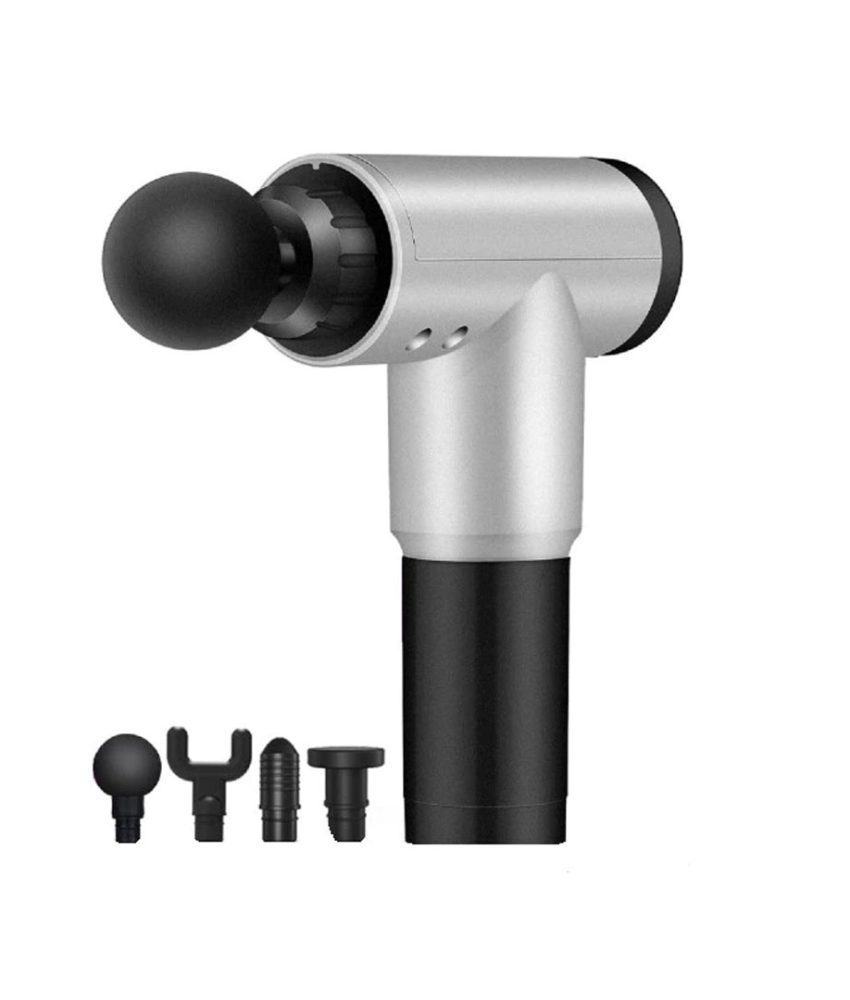 Aparat Masaj Intens profesional TIP PISTOL, Masaj Slabire, Anticelulitic, Tonifiere, Relaxare, 6 Trepte de Viteza, 4 Capete Interschimbabile!