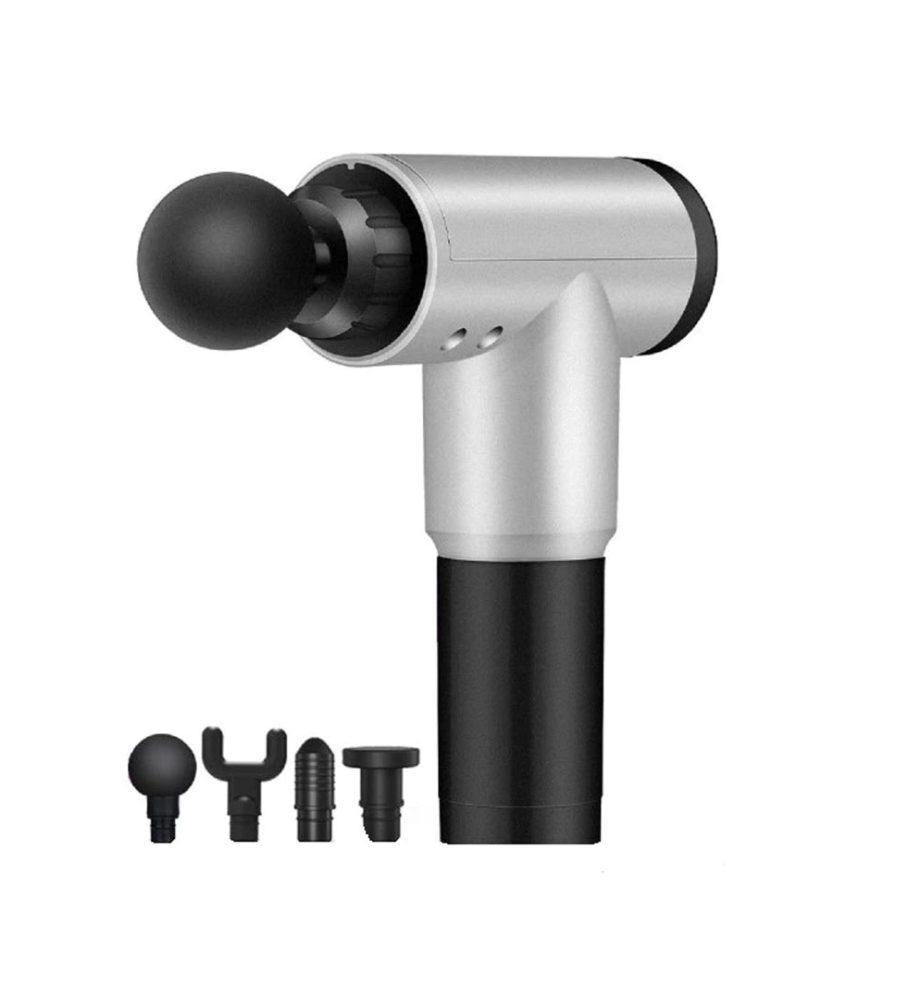 Aparat Masaj Intens profesional TIP PISTOL, Masaj Slabire, Anticelulitic, Tonifiere, Relaxare, 6 Trepte de Viteza, 4 Capete Interschimbabile!