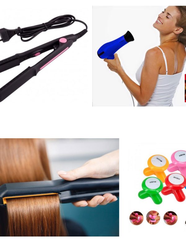 Placa de par ceramica + CADOU 1 Uscator de par! La 2 oferte comandate, primesti un Aparat de masaj portabil, cu usb!