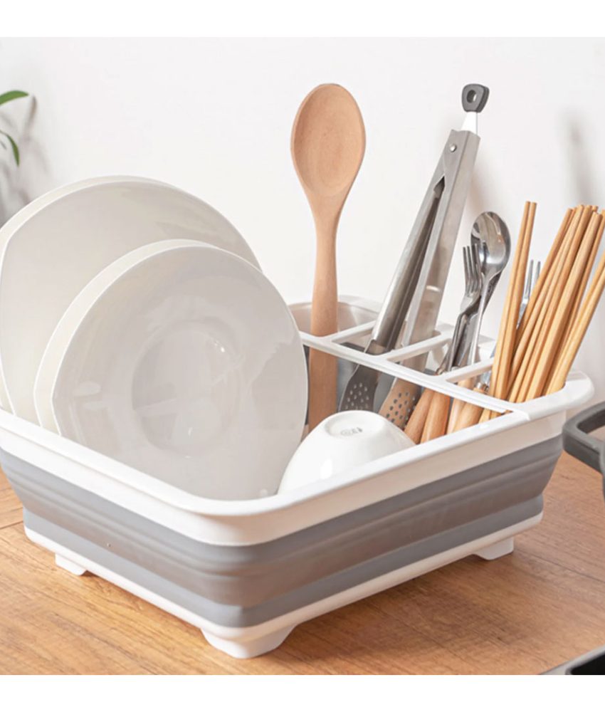 Robot de Bucatarie Electric Chopper + Set 2 Tigai teflonate + Uscator de vase pliabil, alb + Set 3 ustensile bucatarie + Mixer Electric!