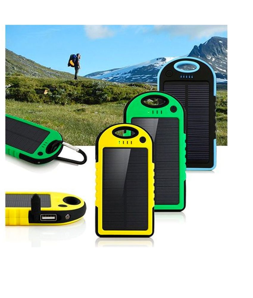 Baterie Externa Powerbank FastCharge 22.000 mAh, Cu Incarcare Solara, rezistenta la socuri si umezeala, LED UV, 2 Porturi USB Pentru Incarcare