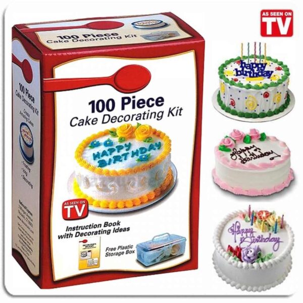 Kit pentru decorarea torturilor aniversare, cu 100 de piese