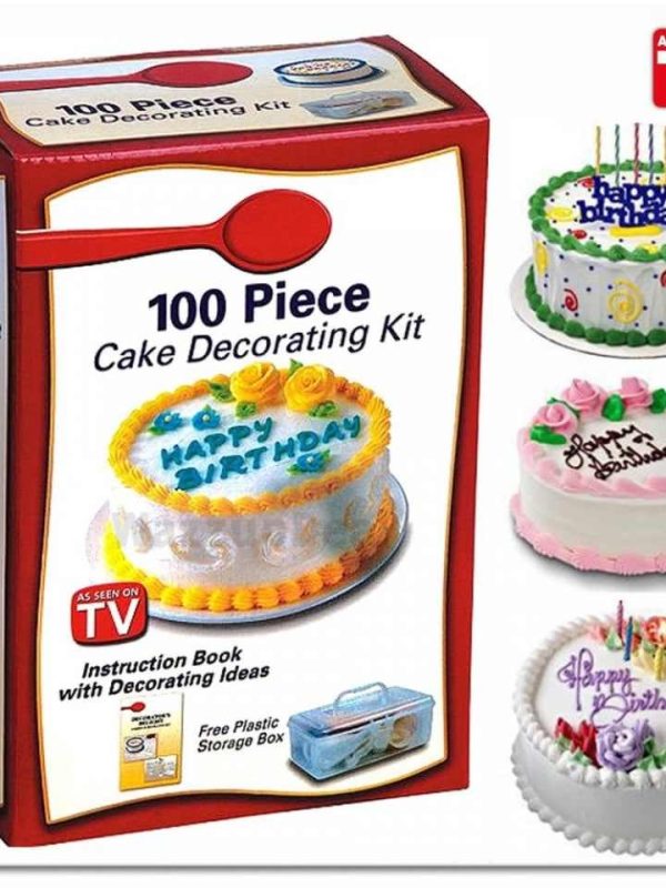 Kit pentru decorarea torturilor aniversare, cu 100 de piese