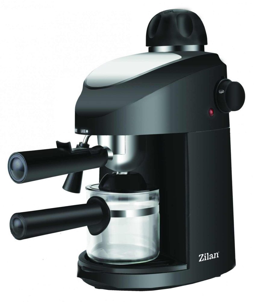 Espressor cafea ZILAN ZLN-3154 Dispozitiv spumare Sistem cappuccino Putere 800W Negru