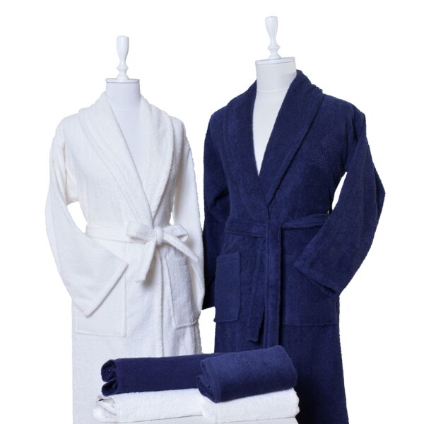 Halat de baie bbc 100%, universal + set 6 prosoape bumbac Pakistan, disponibile in diferite culori