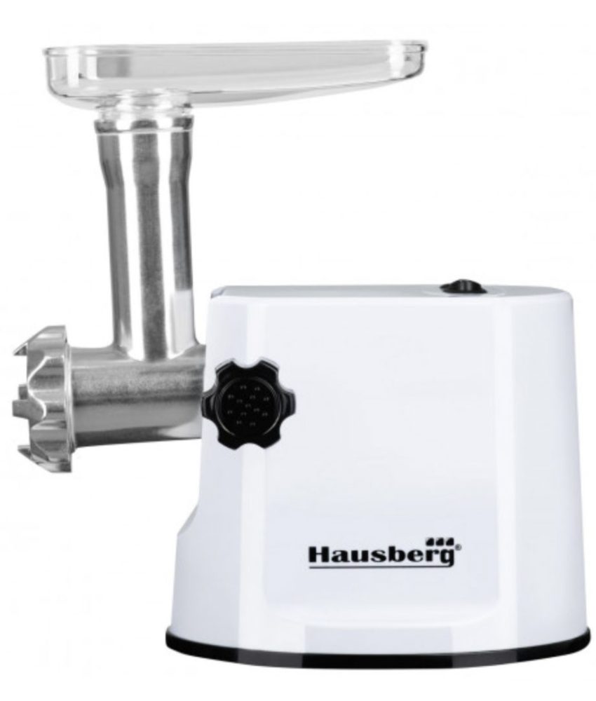 Masina de Tocat carne electrica HB-3415AB, 1200W, 1Kg/min, Alb/Rosu + Accesorii carnati