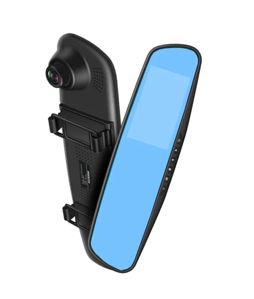 Oglinda retrovizoare cu 2 camere video fata/spata, inregistrare full HD