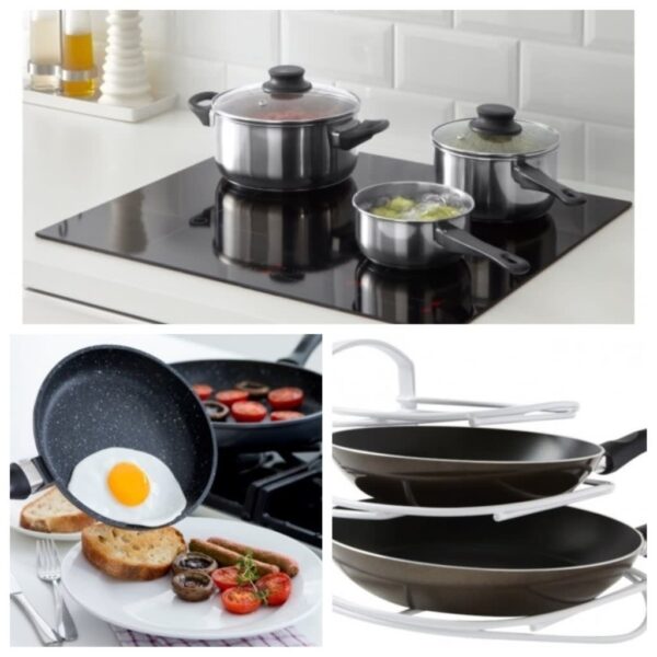 Set oale inox 5 piese + Set 2 Tigai Teflonate!