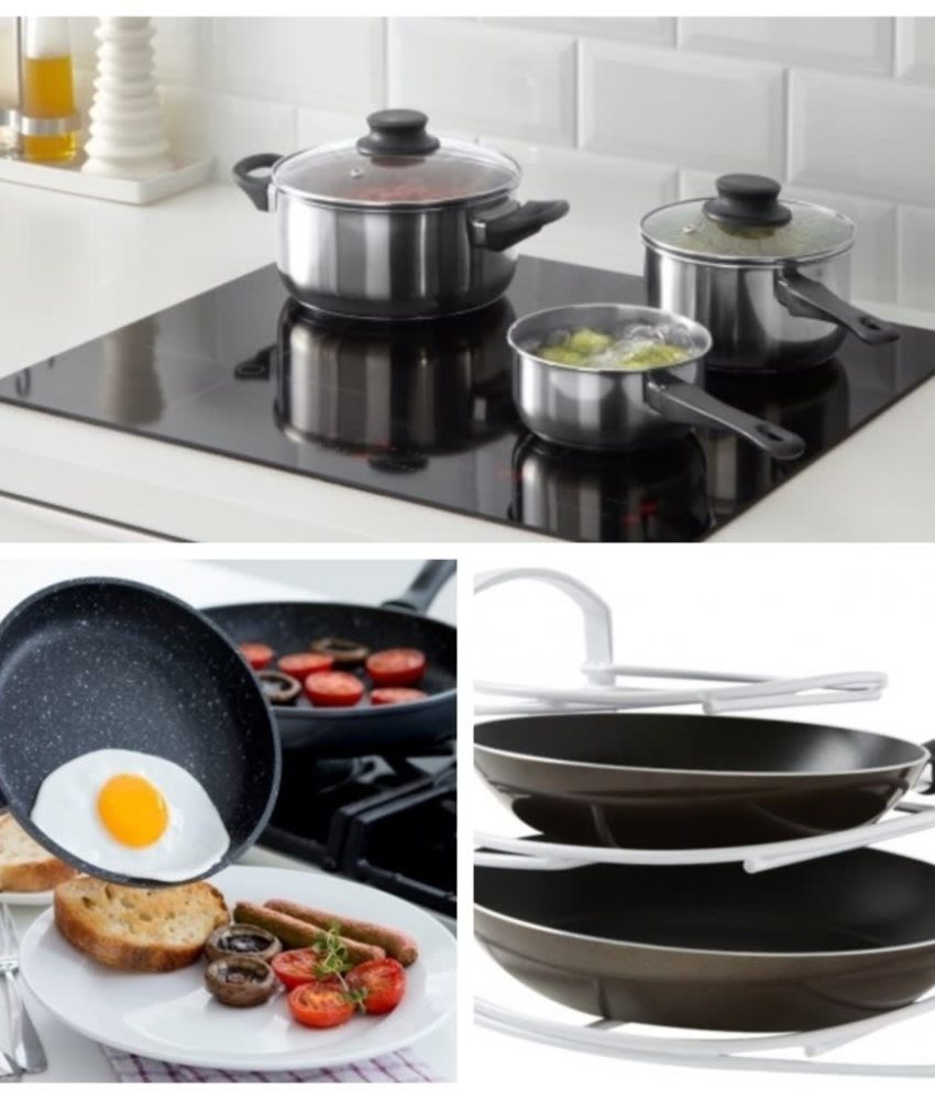 Set oale inox 5 piese + Set 2 Tigai Teflonate!