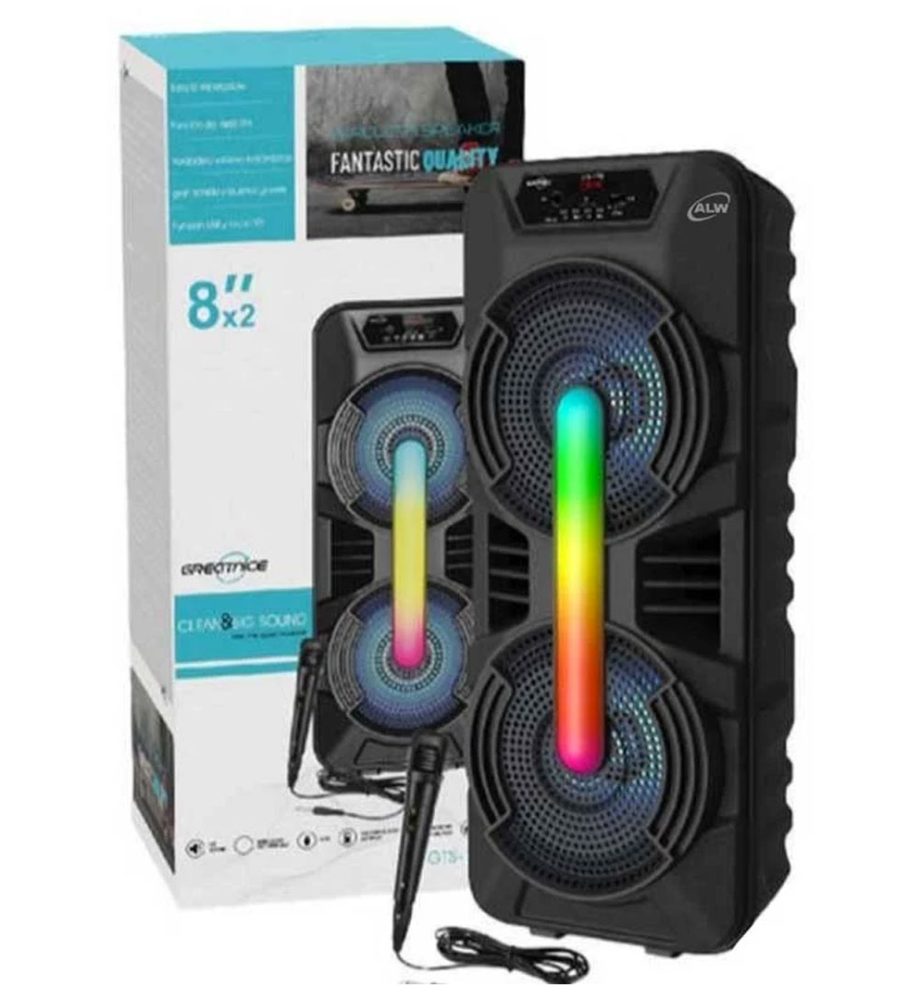 Boxă Portabilă Bluetooth GTS-1702, 60 cm – Wireless Stereo, Radio FM, USB/TF/TWS, Micro SD, Microfon inclus