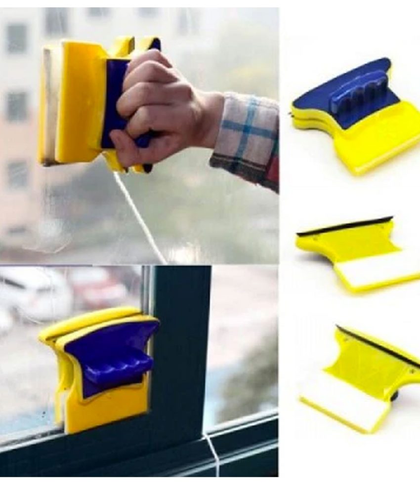 Trafalet 2 in 1 + 2 Lampi Ever Bright, LED-uri cu Incarcare Solara si Senzor de miscare + Dispozitiv Magnetic Magic Cleaner pentru spalarea geamurilor!