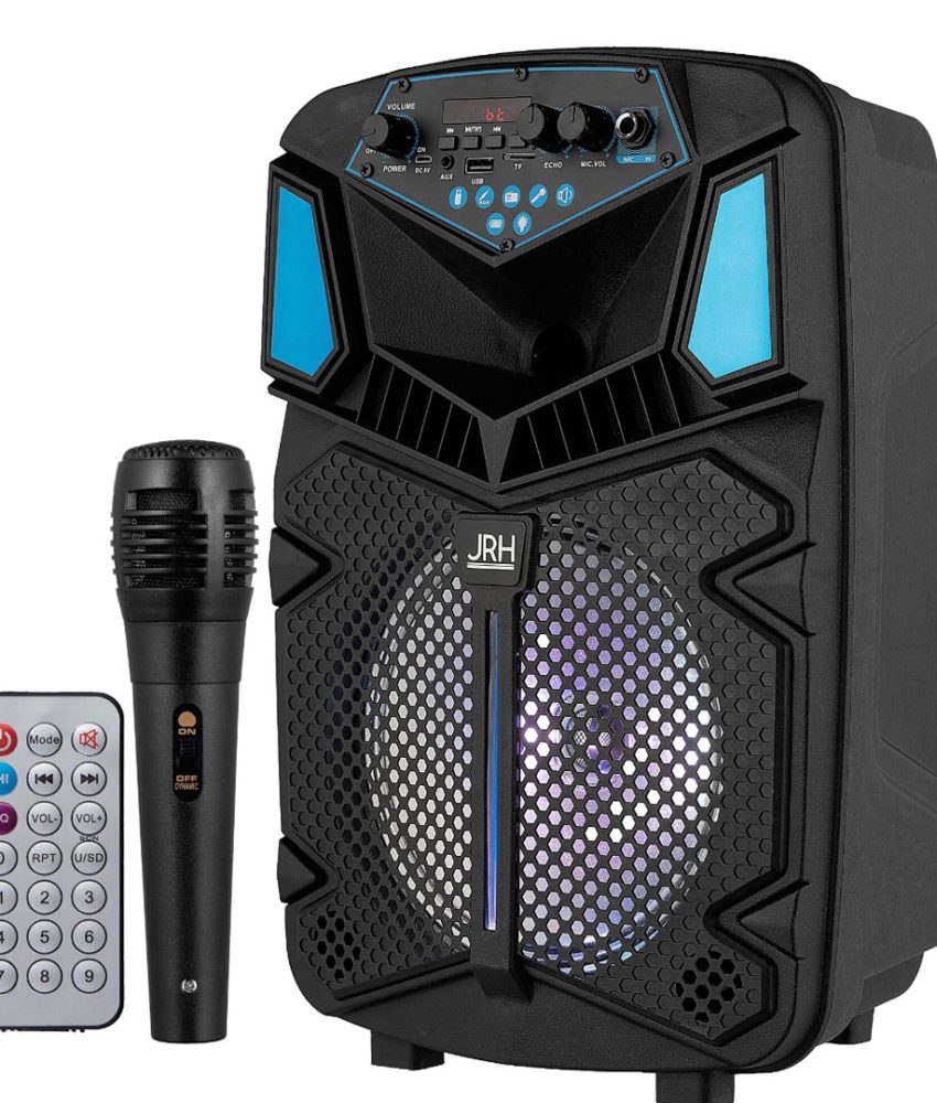 Boxa Portabila Bluetooth JRH H8, 300W, Microfon, BT, FM, USB, SD, Telecomanda