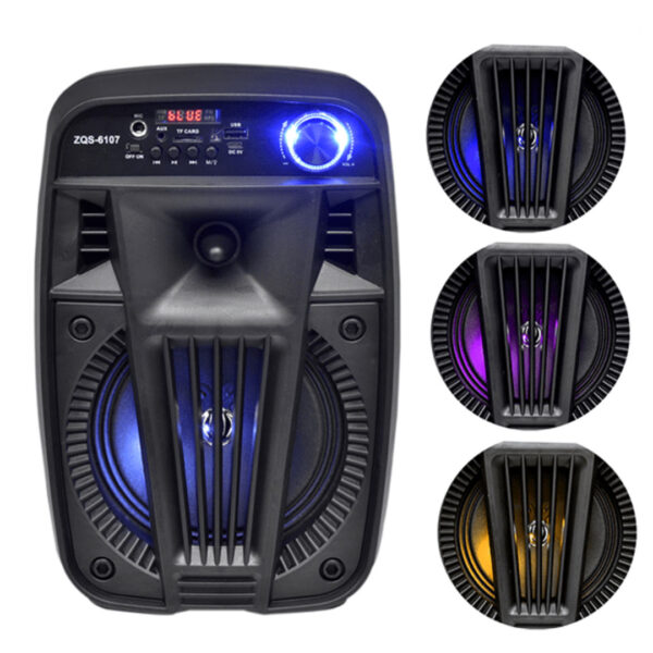 Boxa Activa Bluetooth 6145/6146, Difuzor 6.5 INCH, Xtra Bass, Ecran LCD
