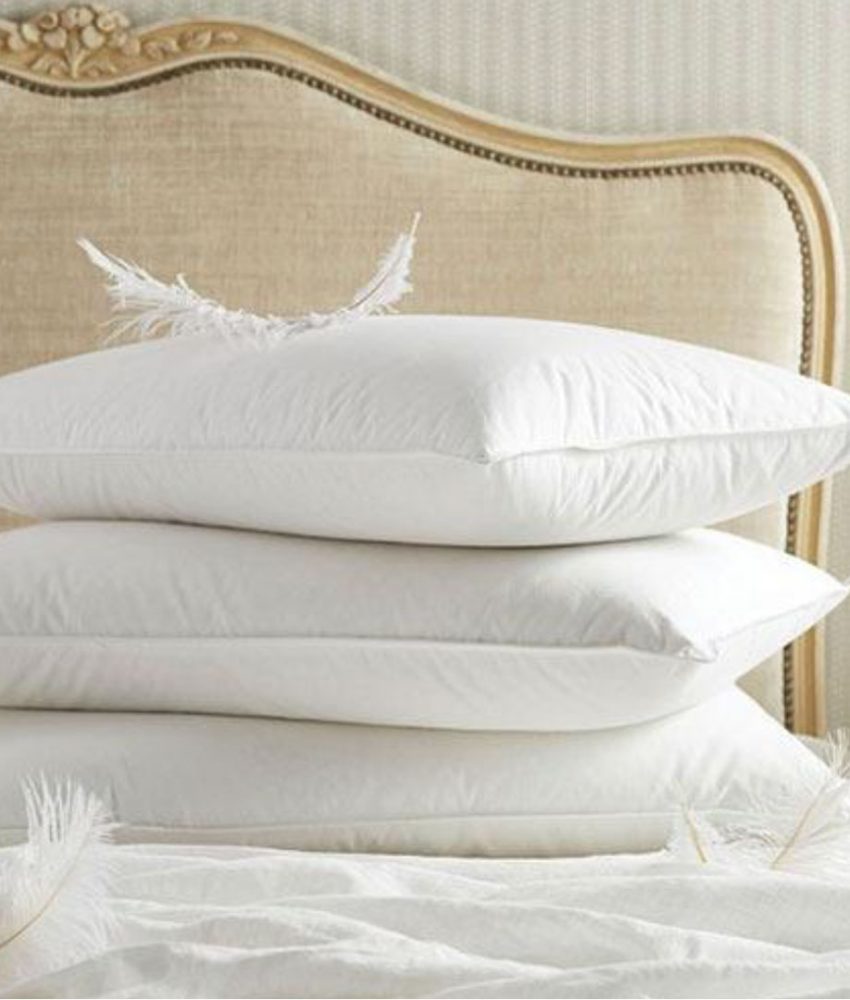 Set 2 Perne puf de gasca, tesatura bumbac, 50x70 cm, calitatea I