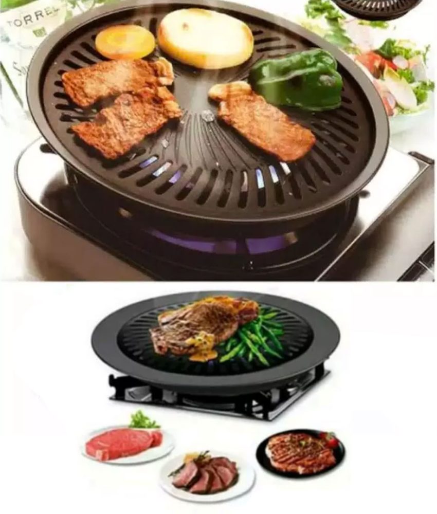 Grill Pan BBQ Non-Stick, pentru carne si legume!