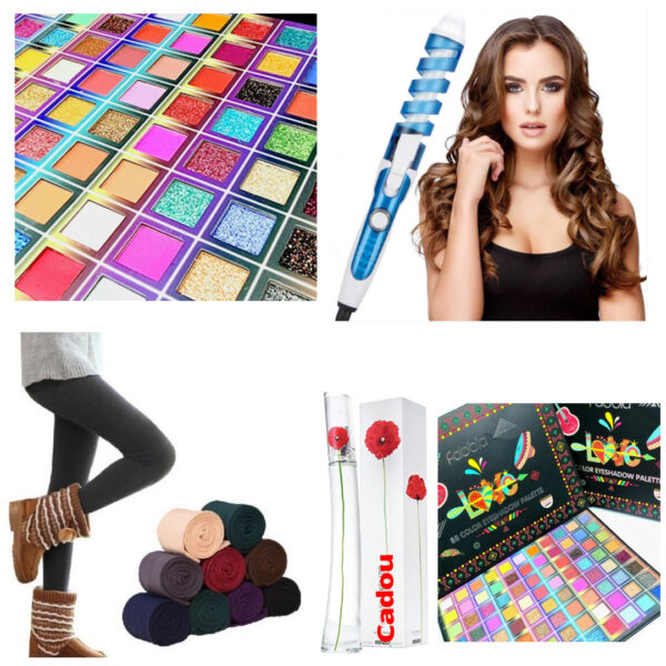 Trusa farduri Fabbla Love 88 nuante + Ondulator ceramic Nova + Colanti vatuiti + Cadou Parfum Flower!