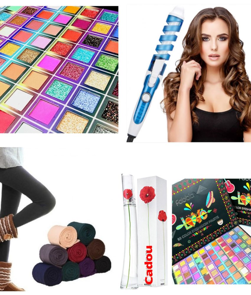 Trusa farduri Fabbla Love 88 nuante + Ondulator ceramic Nova + Colanti vatuiti + Cadou Parfum Flower!