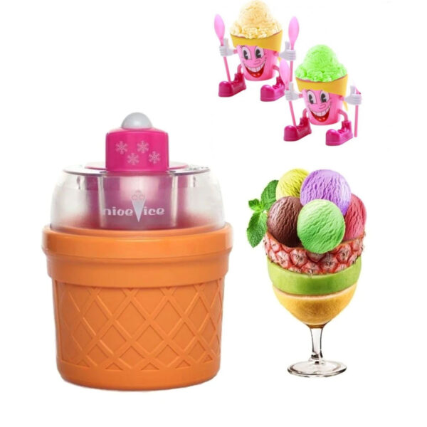 Aparat pentru preparat inghetata si sorbet Nice Ice + 2 Cupe incluse