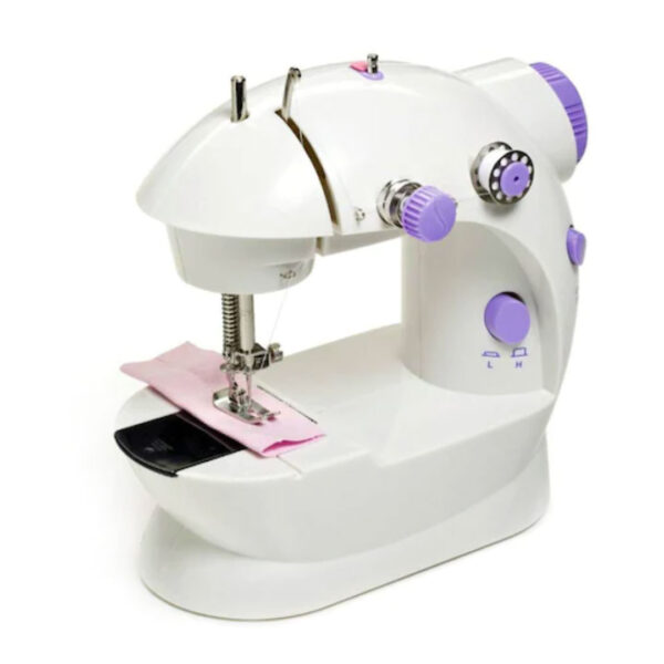 Masina de cusut, Mini Sewing portabila, 4 In 1, Alba