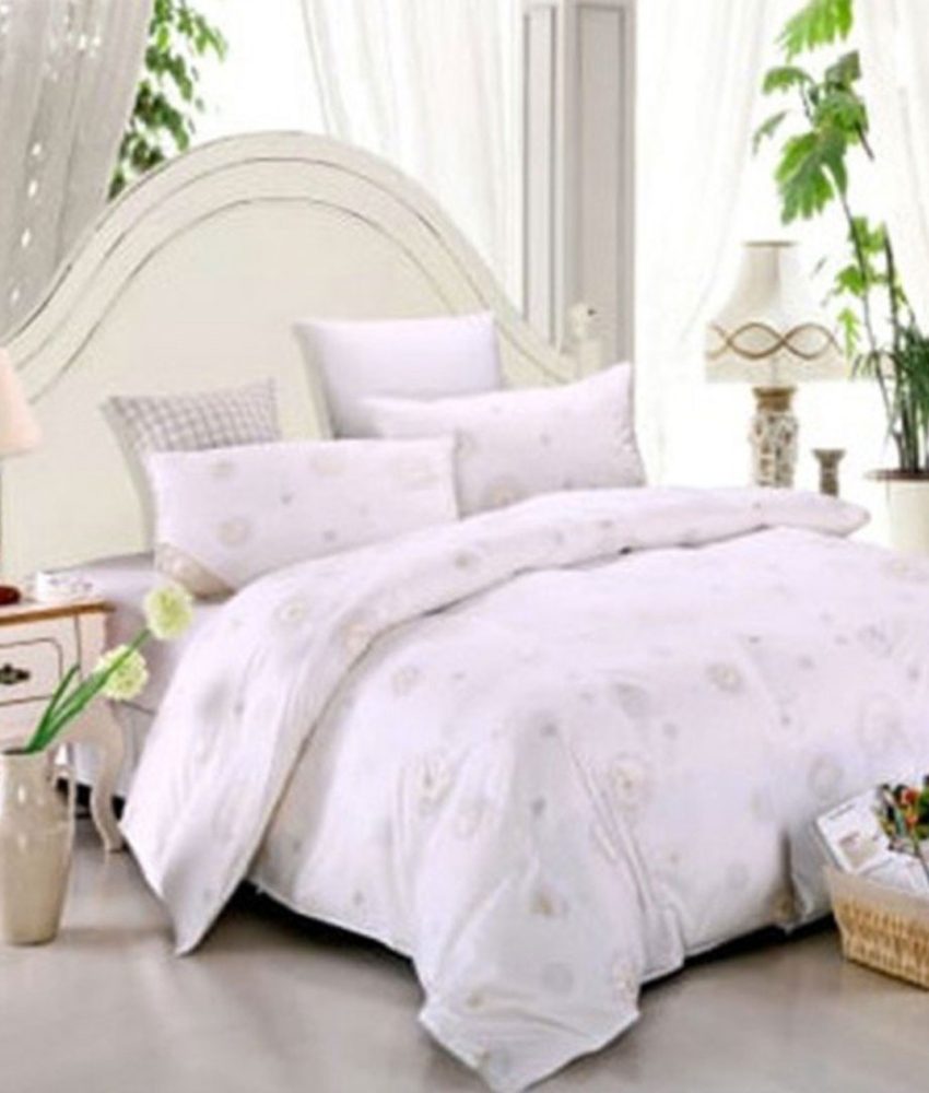 Pilota din puf de gasca 200x230 cm, umplutura puf 80%, calitatea I, tesatura din bumbac 100%