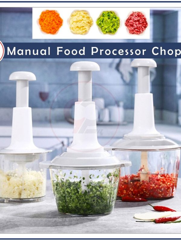 Procesator alimente, chopper, multifunctional, capacitate 2l, lame inox, sistem push