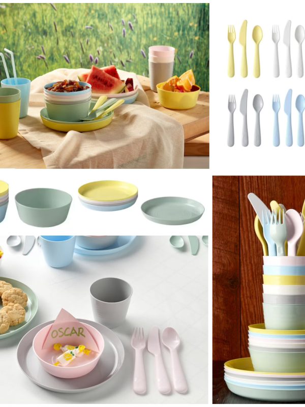 Serviciu de masa camping/picnic, 36 piese, pentru 6 persoane