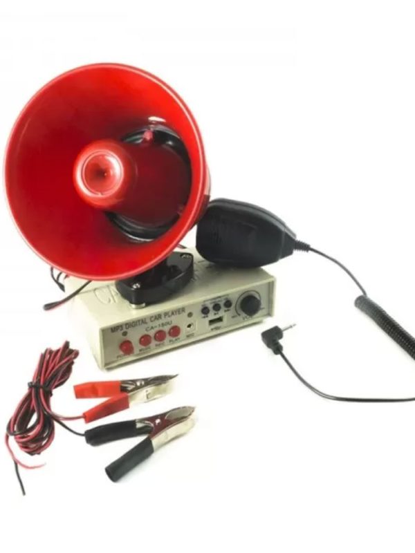 Portavoce Auto, Putere 25 W, Prindere Magnetica, Microfon Detasabil, USB