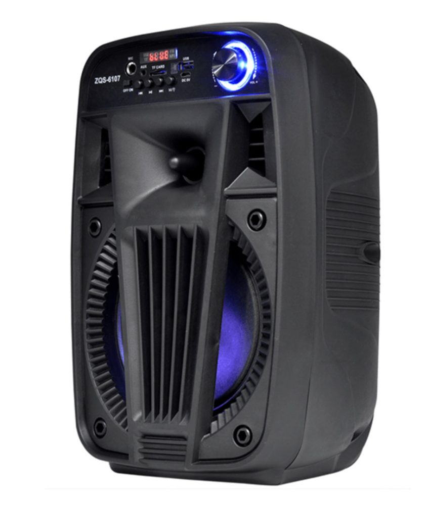 Boxa Activa Bluetooth 7S-6107 200W, Difuzor 6.5 INCH, Xtra Bass, Ecran LCD, Telecomanda + Gratar pentru Gradina Koopman