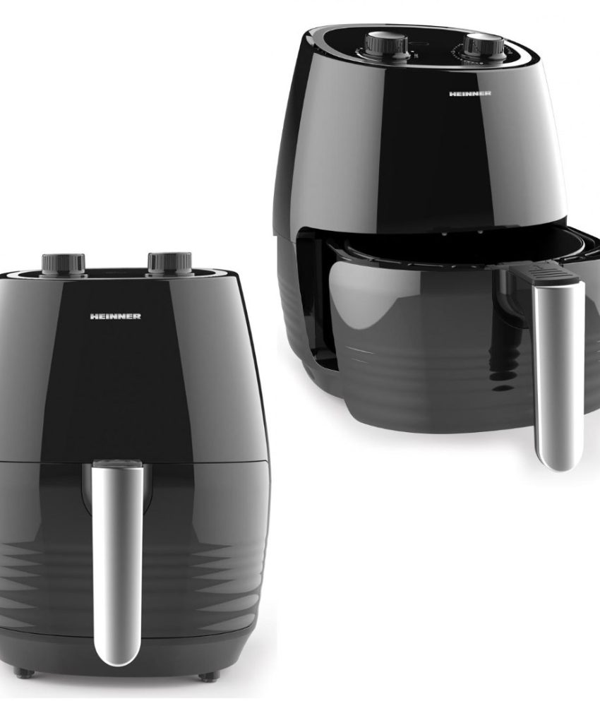 Friteuza cu aer cald HEINNER HAF-1250BK 3,6L, termostat reglabil, temporizator! Gateste sanatos si rapid, fara ulei!