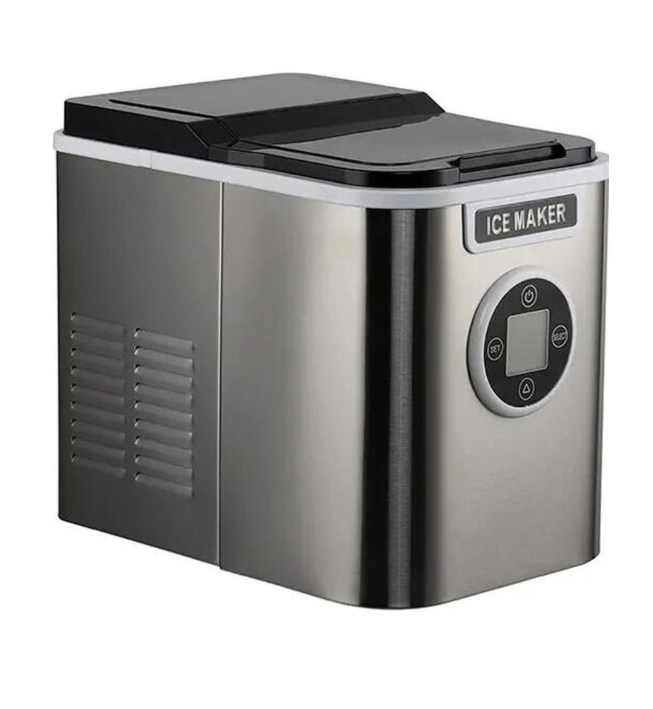 Masina Cuburi De Gheata HAUSBERG HB-6020, capacitate vas apa 2.2 litri, productie cuburi gheata 12 kg / 24 ore, capacitate de stocare 0.8 kg