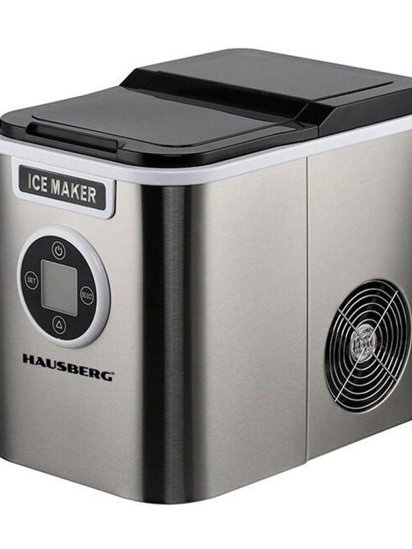 Masina Cuburi De Gheata HAUSBERG HB-6020, capacitate vas apa 2.2 litri, productie cuburi gheata 12 kg / 24 ore, capacitate de stocare 0.8 kg