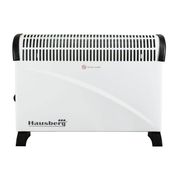 Convector electric Hausberg HB-8200, 2000 W, 3 nivele de putere, termostat reglabil