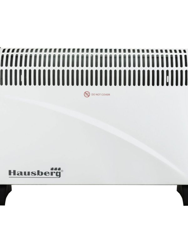 Convector electric Hausberg HB-8200, 2000 W, 3 nivele de putere, termostat reglabil
