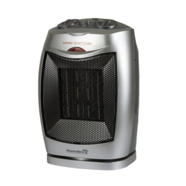 Radiator ceramic Hausberg HB 8300, 1500 W, Element de incalzire din ceramica, functie oscilatie