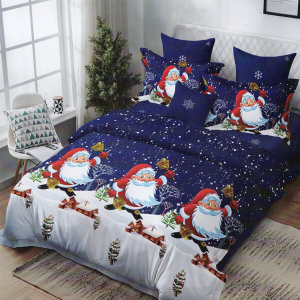 Lenjerie de pat ELVO CRĂCIUN pentru pat dublu, 4 piese, bumbac, diferite modele