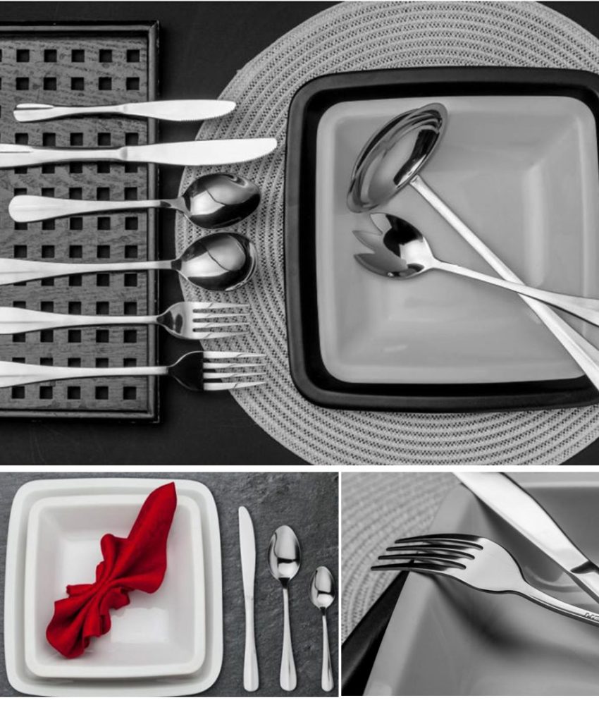 Set tacamuri inox 68 piese, NEW YORK, ART OF DINNING, 12 persoane