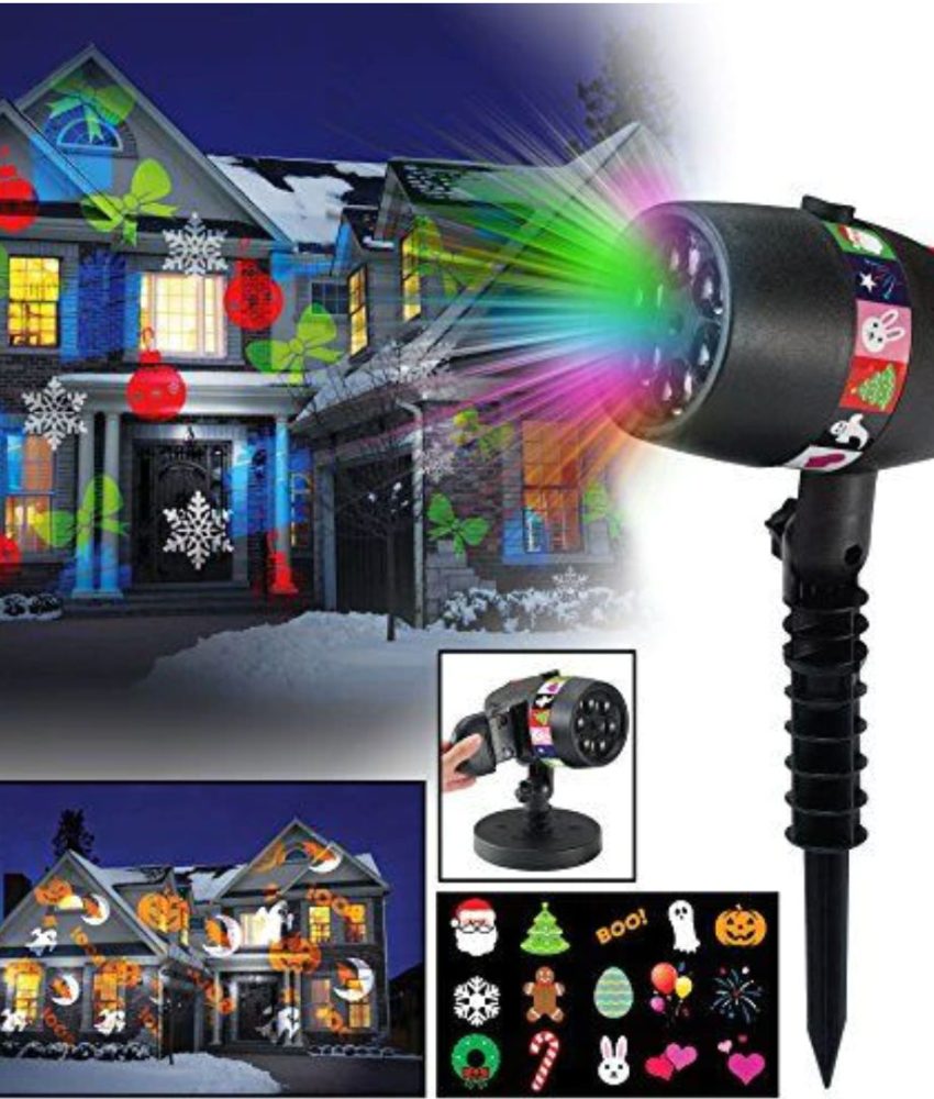 Slide Show, 12 pelicule cu 48 imagini, 1000 culori, 3 trepte de miscare, pentru interior/exterior