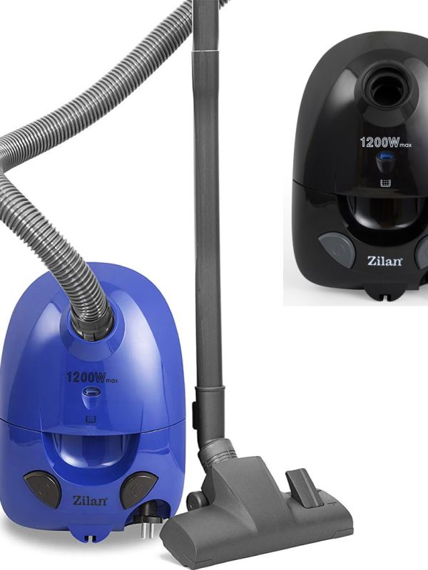 Aspirator cu sac ZILAN ZLN-8471, Capacitate sac textil 2.0 l, Putere 1200 W, Cordon electric retractabil 5 m