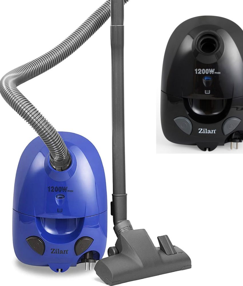 Aspirator cu sac ZILAN ZLN-8471, Capacitate sac textil 2.0 l, Putere 1200 W, Cordon electric retractabil 5 m