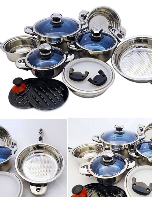 Set oale Eisenbach din otel inoxidabil 18/10 de inalta calitate,16 piese, 12 straturi