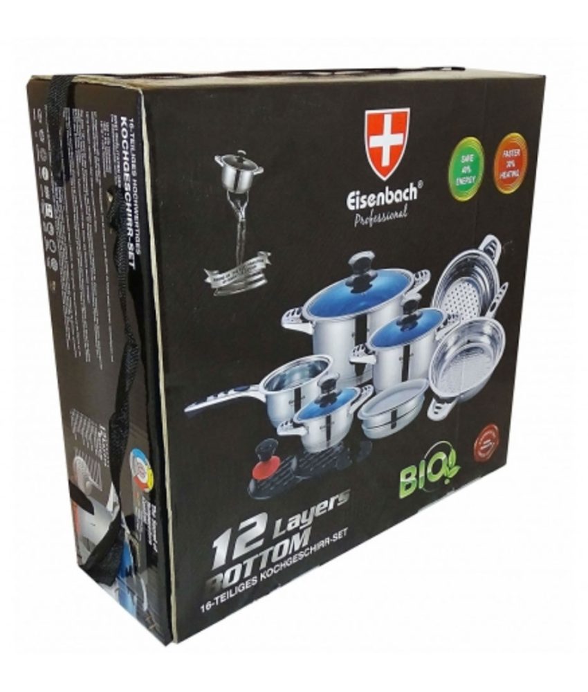 Set oale Eisenbach din otel inoxidabil 18/10 de inalta calitate,16 piese, 12 straturi