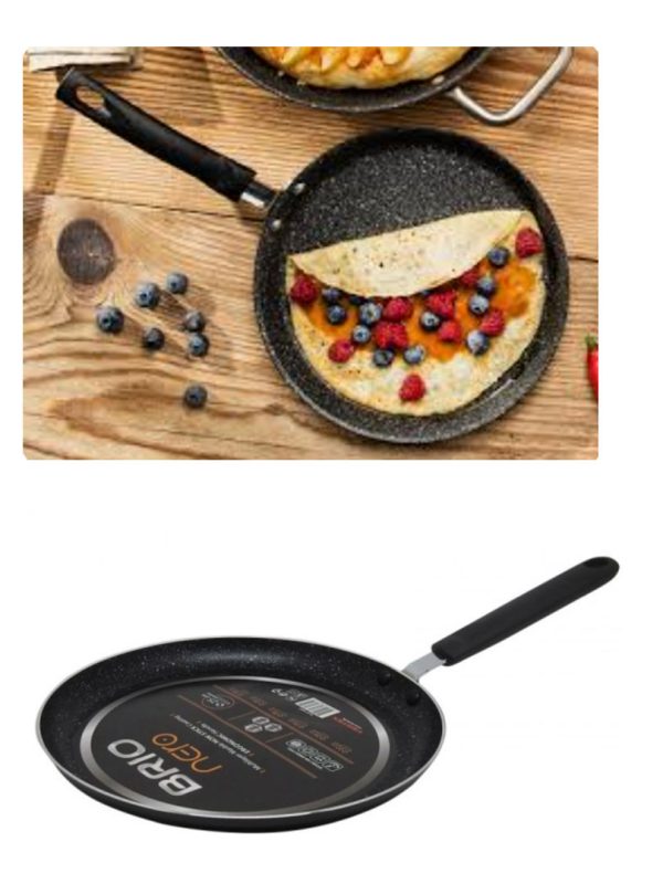 Tigaie Clatite Antiaderenta Brio Nero 25cm